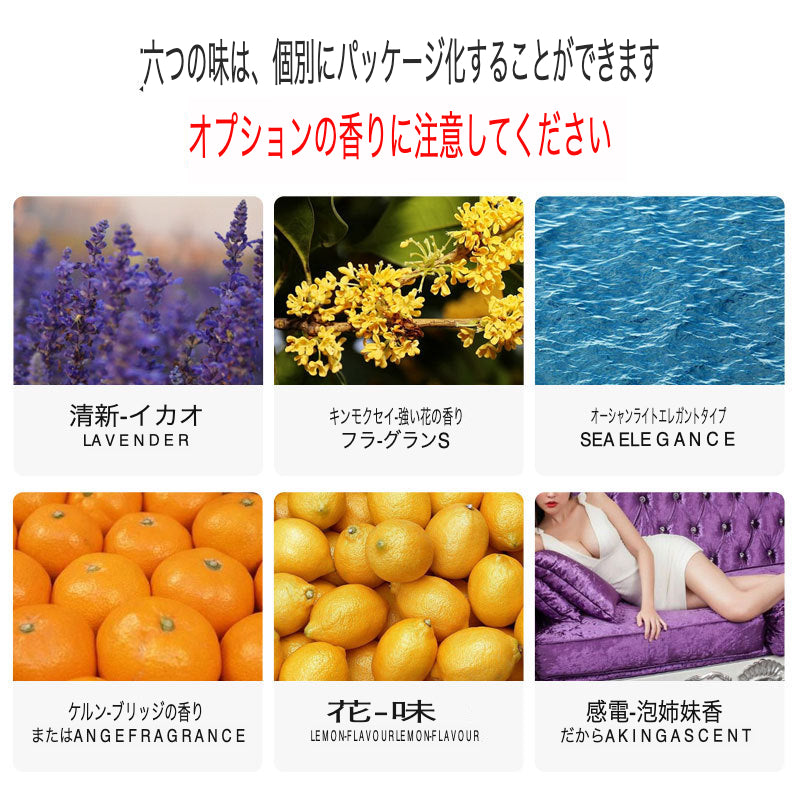 メタル製カーフレグランスクリップ|レモン&フローラルの香り・アロマスティック・5個のリフィル付き