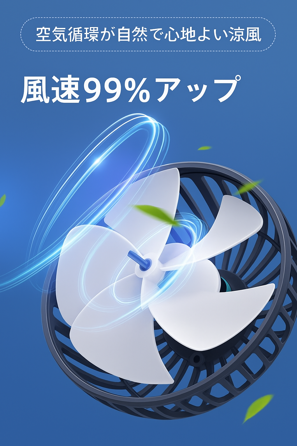 Reikan AirFlex Duo™|360°回転&3段階風量調整付き デュアルUSB車載ファン【夏の車内を快適に】