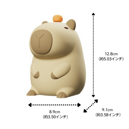🌟 CapyWORLD ふれあいカピバラライト | USB充電式・癒しのナイトライト・ギフトに最適！